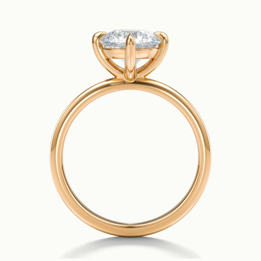 Rosalie Round Solitaire Engagement Ring