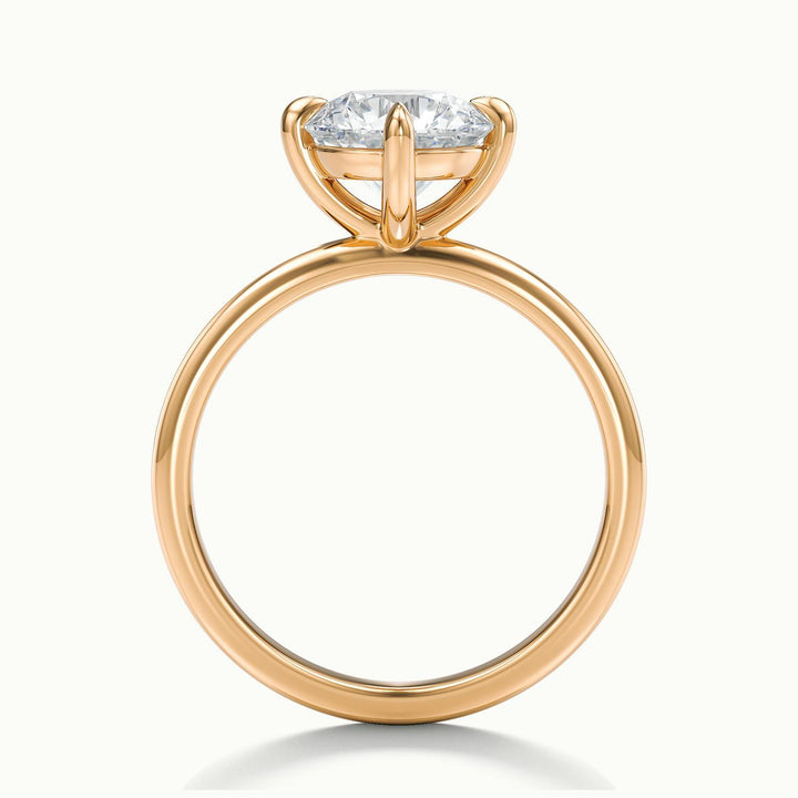 Rosalie Round Solitaire Engagement Ring