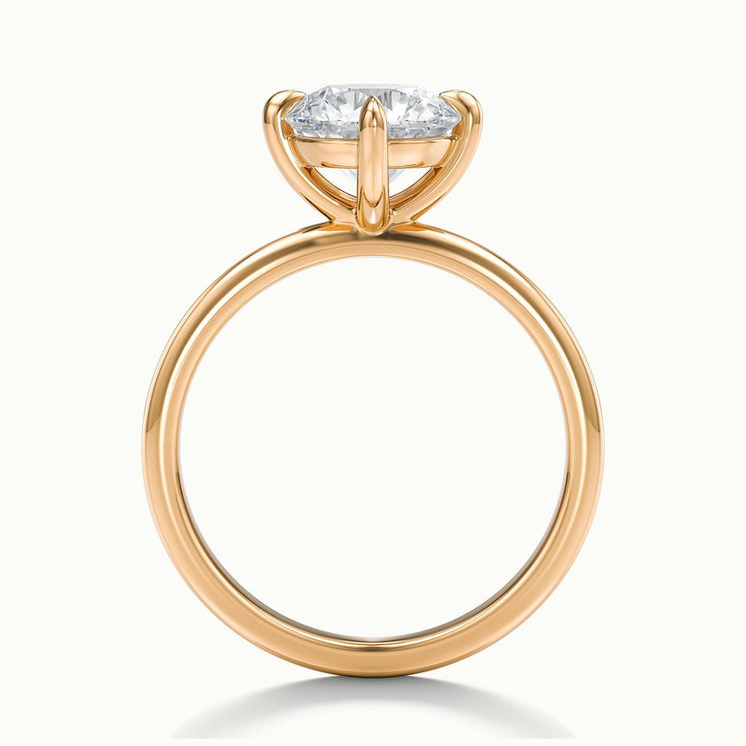 Rosalie Round Solitaire Engagement Ring