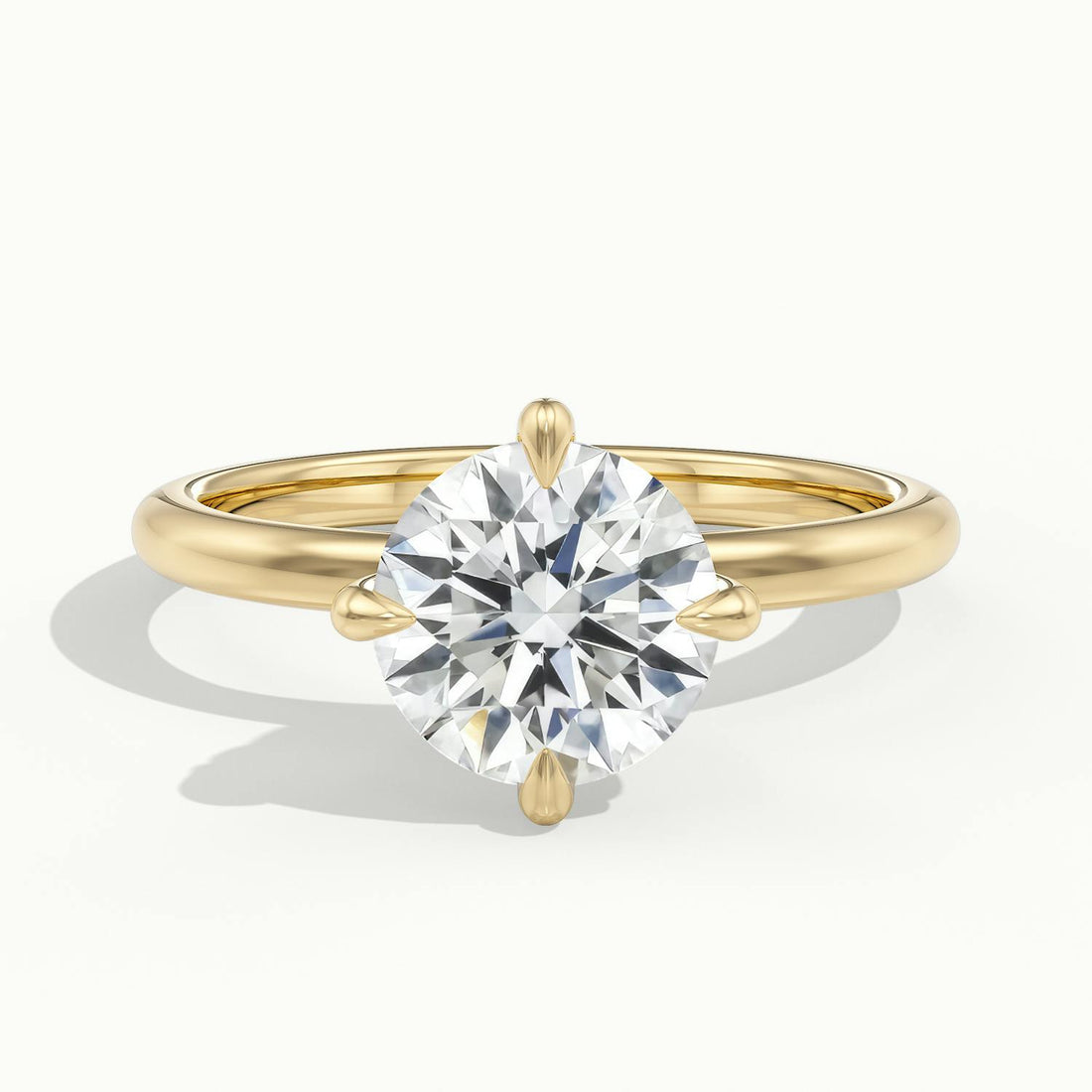 Rosalie Round Solitaire Engagement Ring