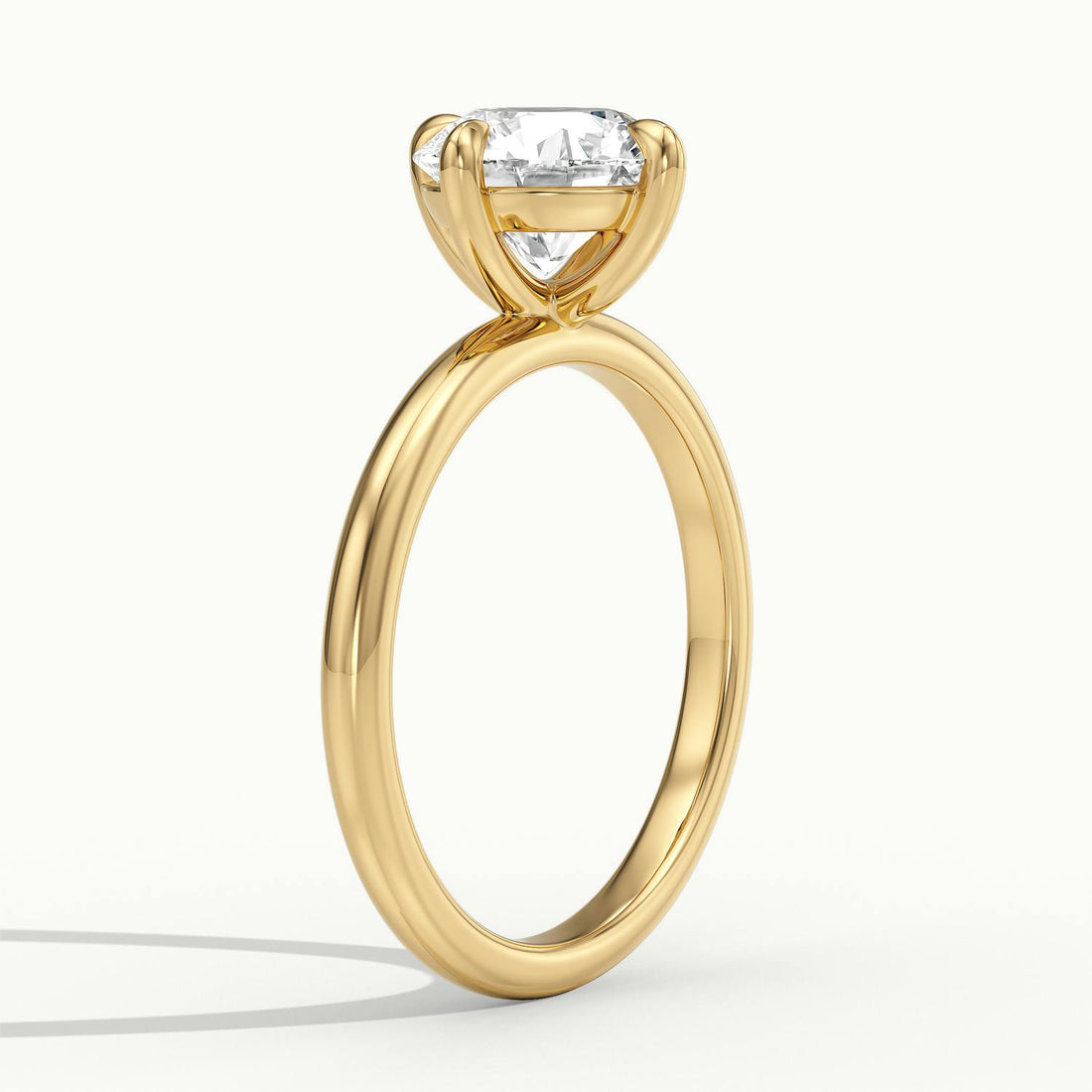 Rosalie Round Solitaire Engagement Ring