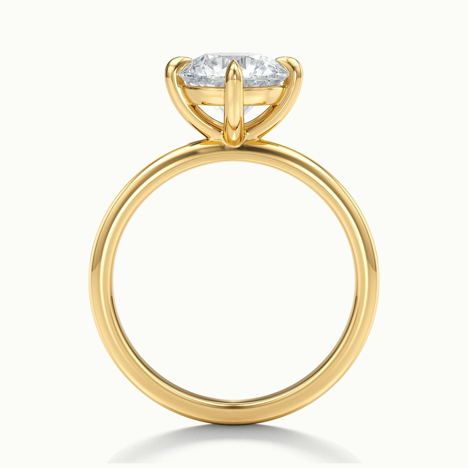 Rosalie Round Solitaire Engagement Ring