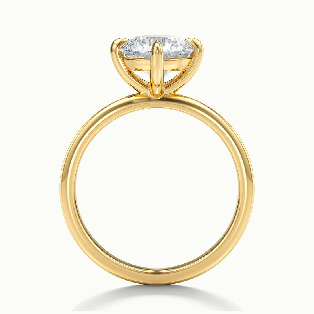 Rosalie Round Solitaire Engagement Ring