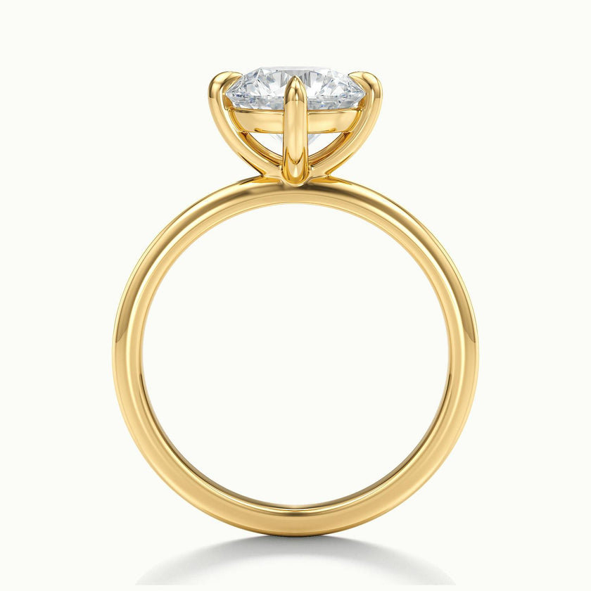 Rosalie Round Solitaire Engagement Ring