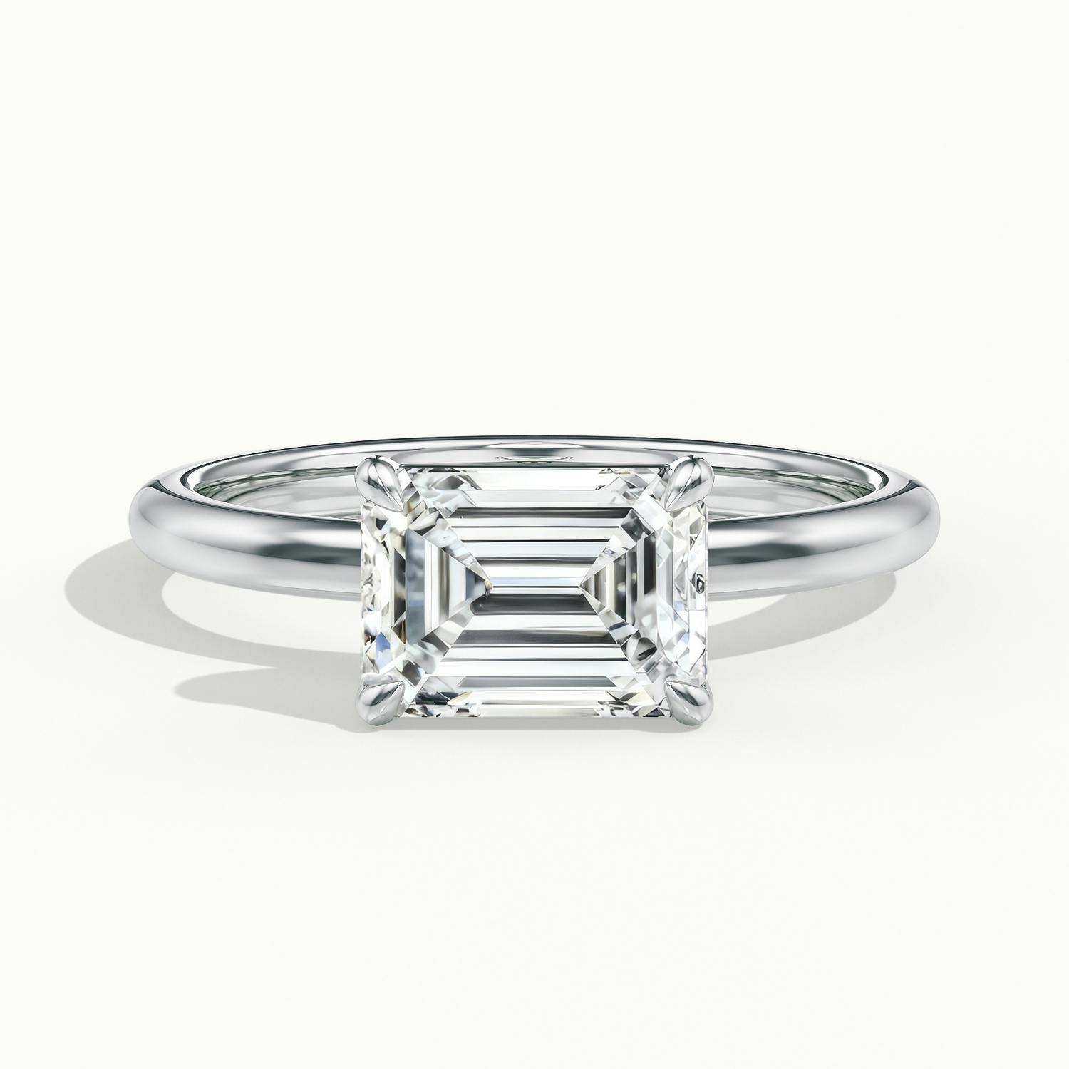 Vivara Emerald Solitaire Engagement Ring