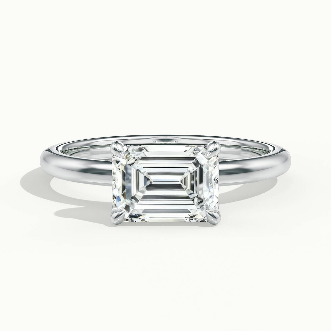 Vivara Emerald Solitaire Engagement Ring