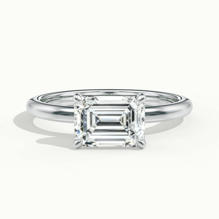 Vivara Emerald Solitaire Engagement Ring