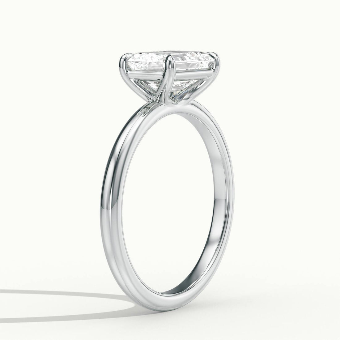 Vivara Emerald Solitaire Engagement Ring