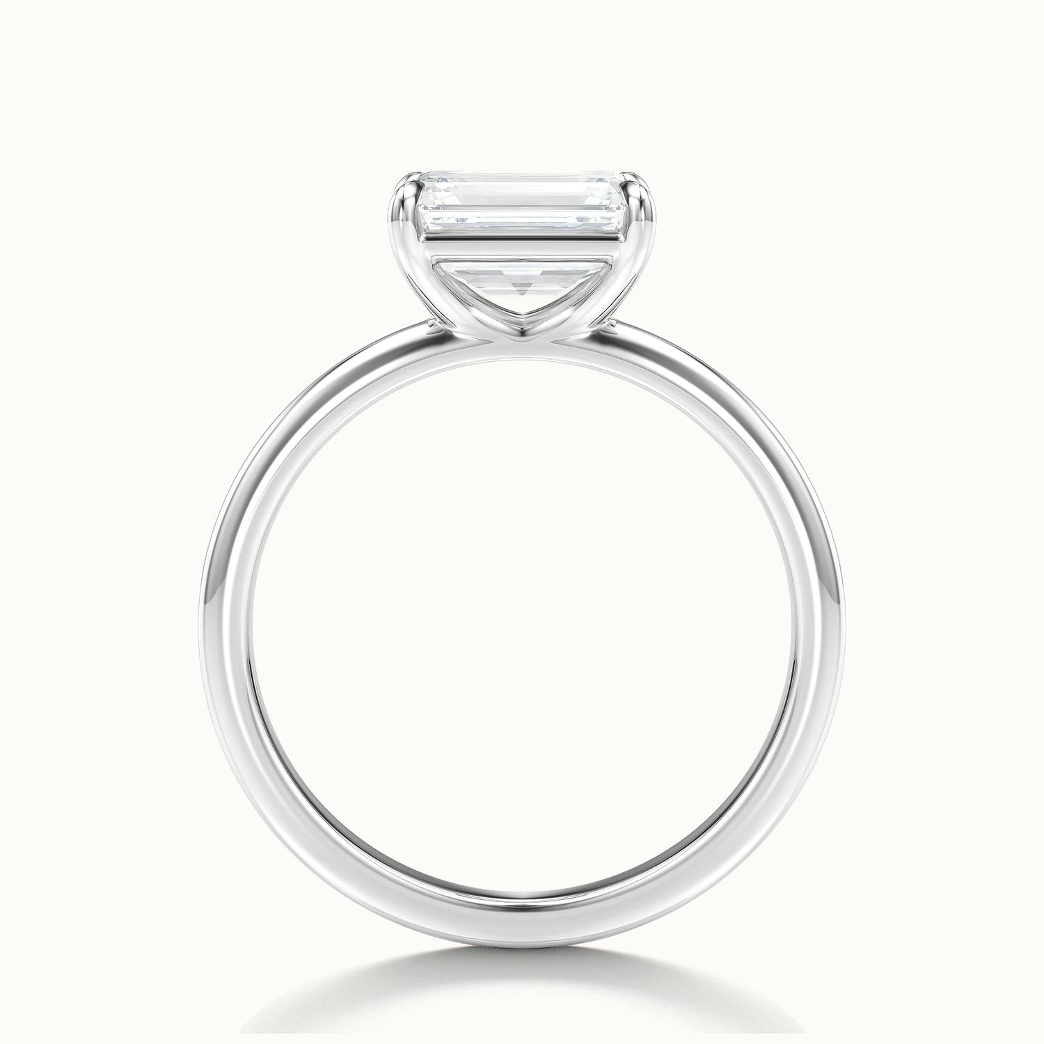 Vivara Emerald Solitaire Engagement Ring