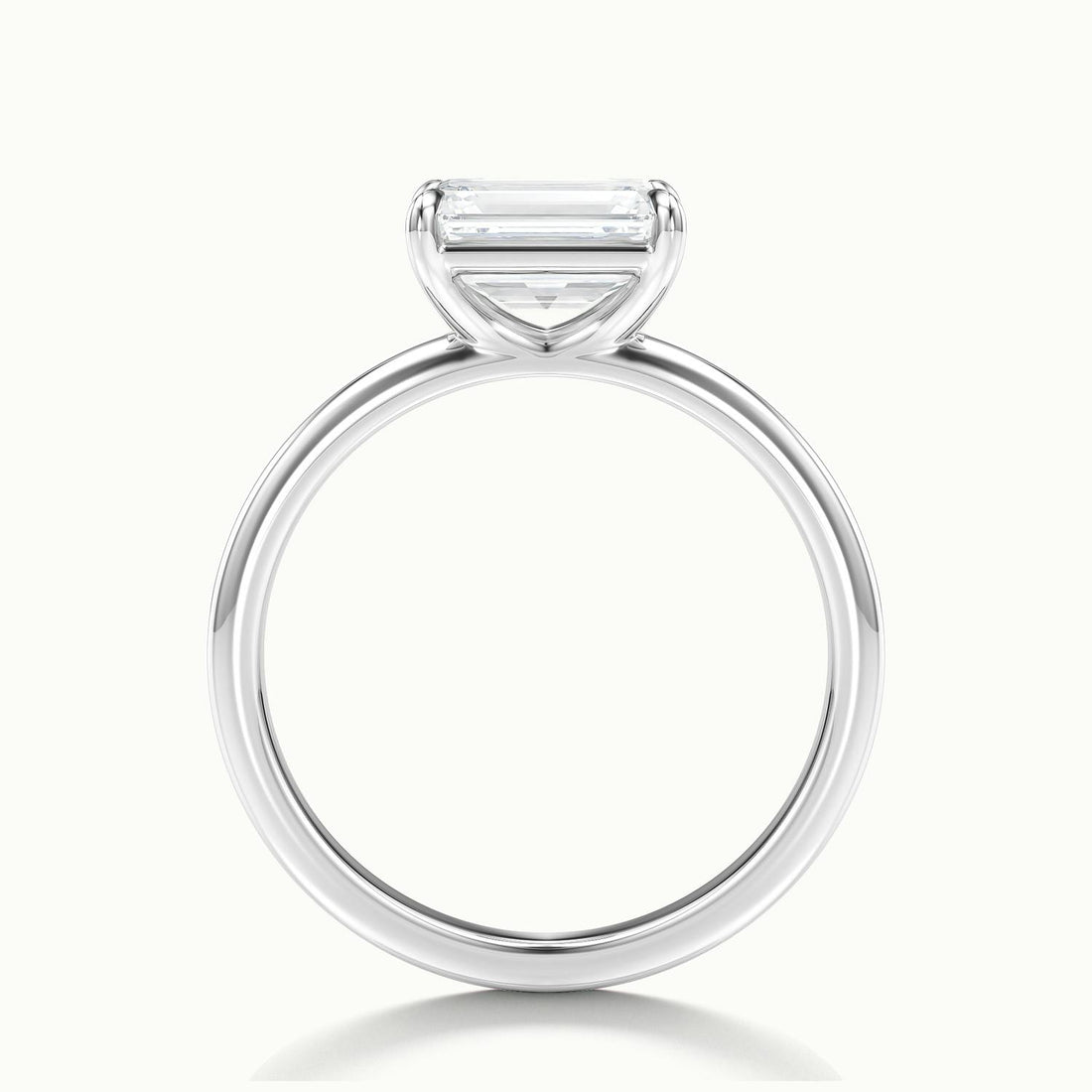 Vivara Emerald Solitaire Engagement Ring
