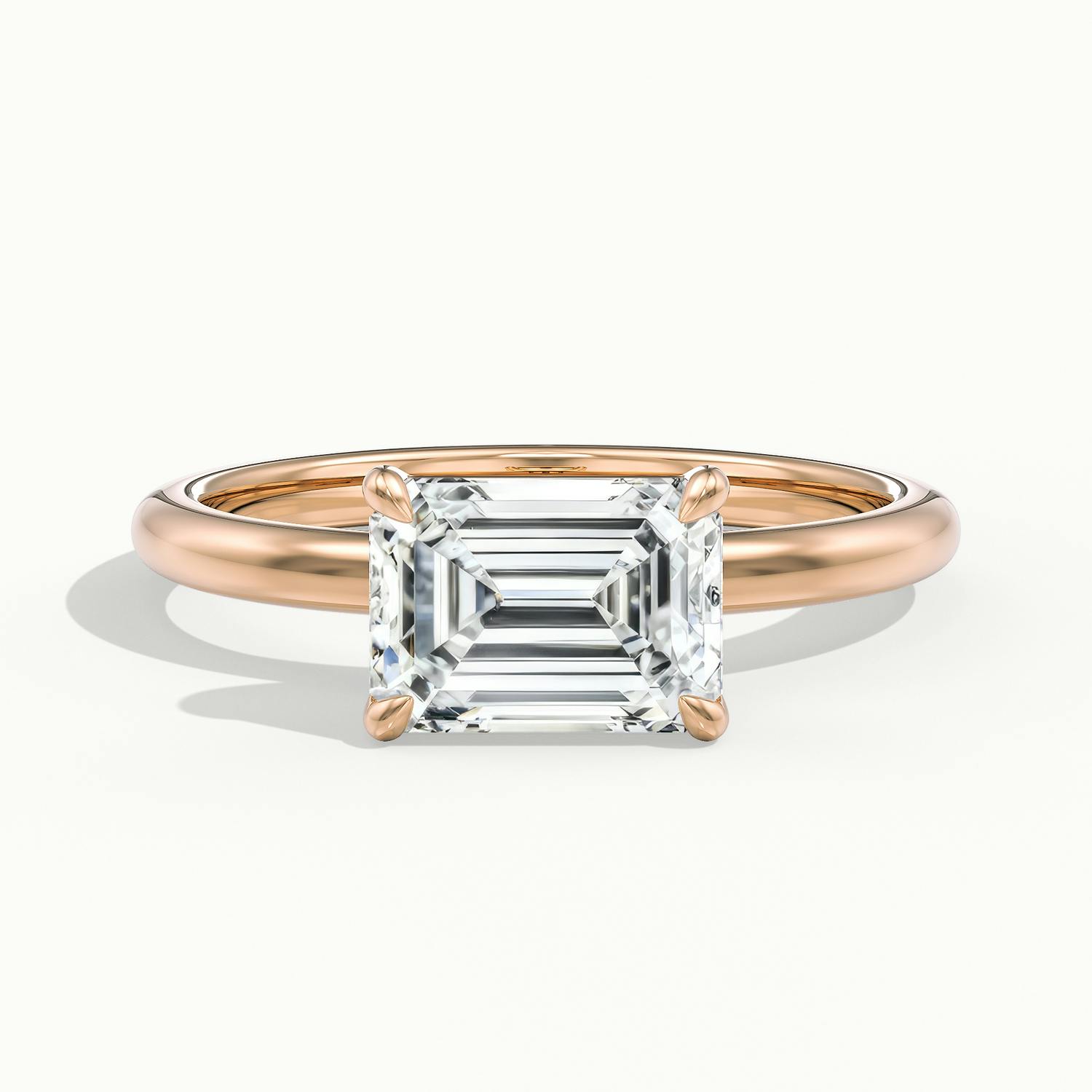 Vivara Emerald Solitaire Engagement Ring