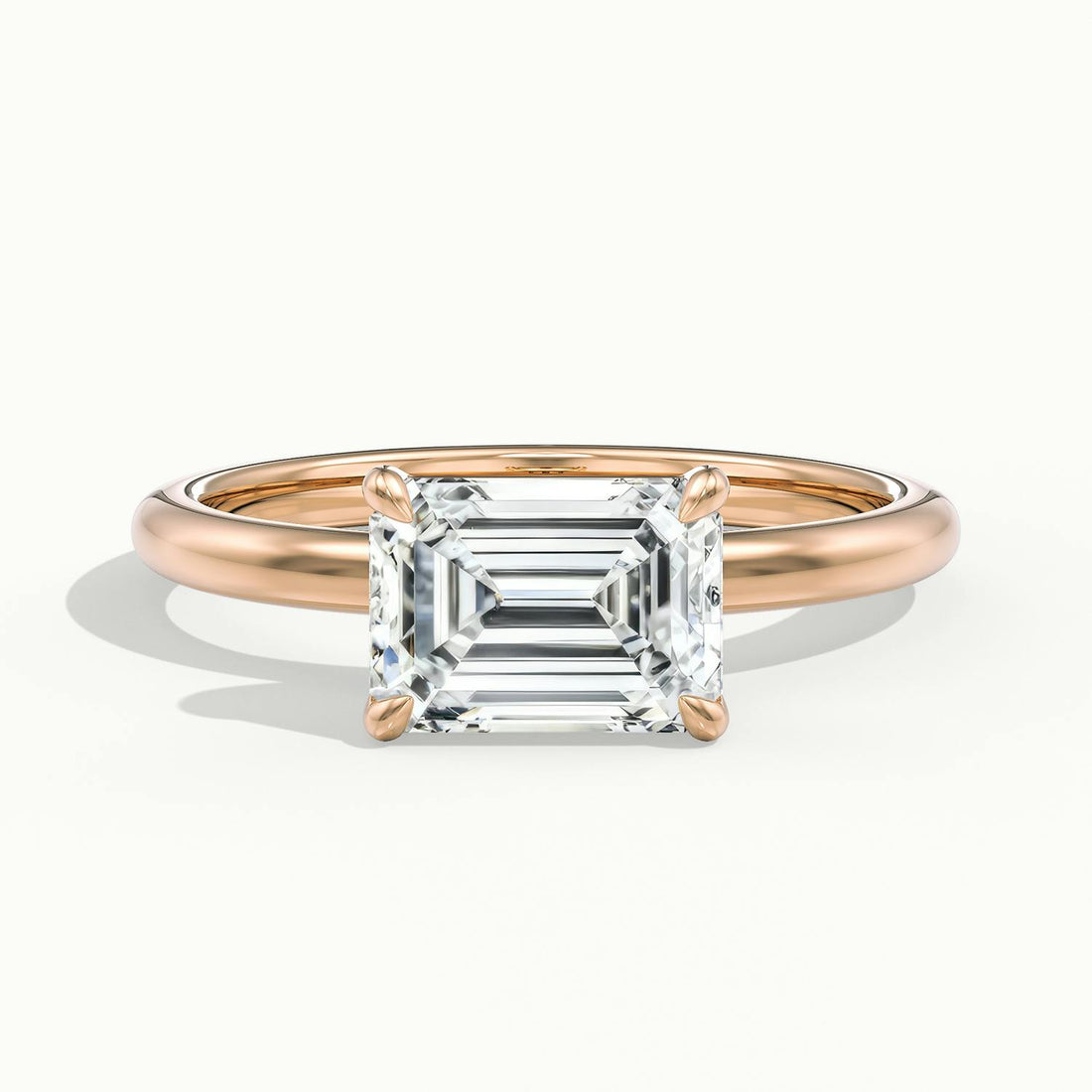 Vivara Emerald Solitaire Engagement Ring