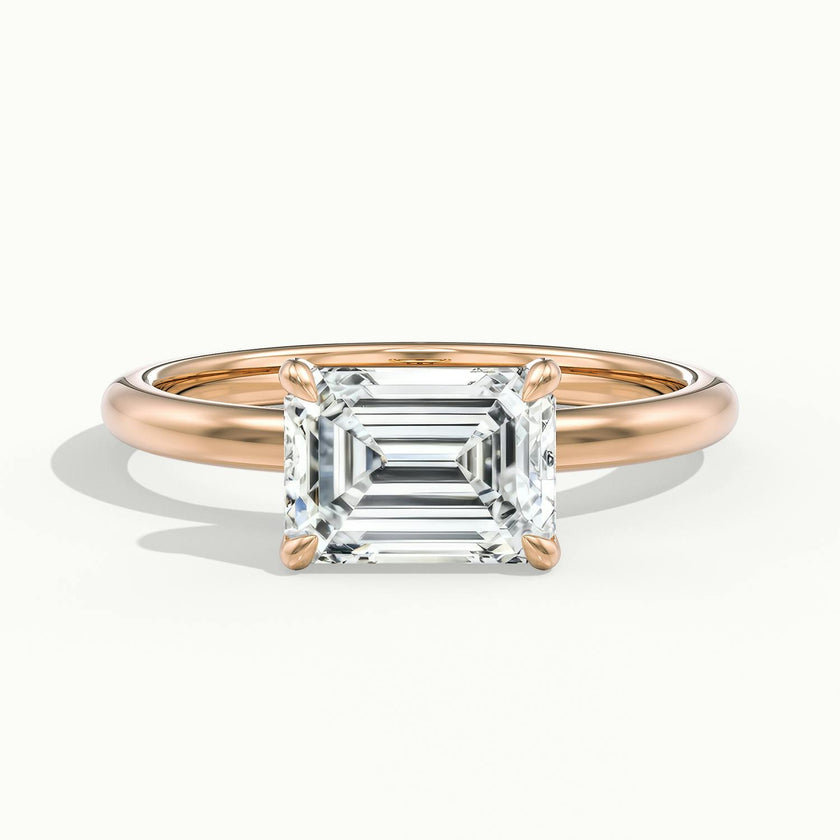 Vivara Emerald Solitaire Engagement Ring