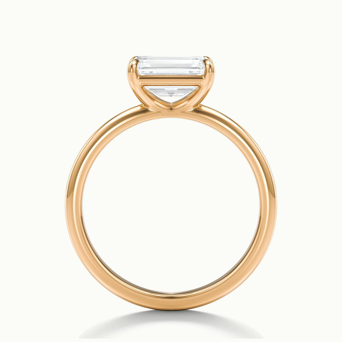 Vivara Emerald Solitaire Engagement Ring