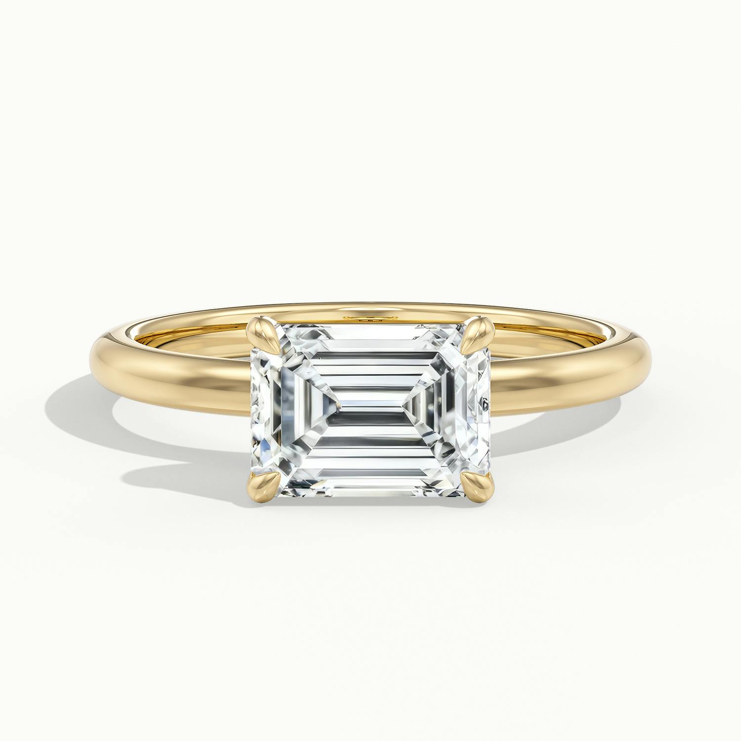 Vivara Emerald Solitaire Engagement Ring