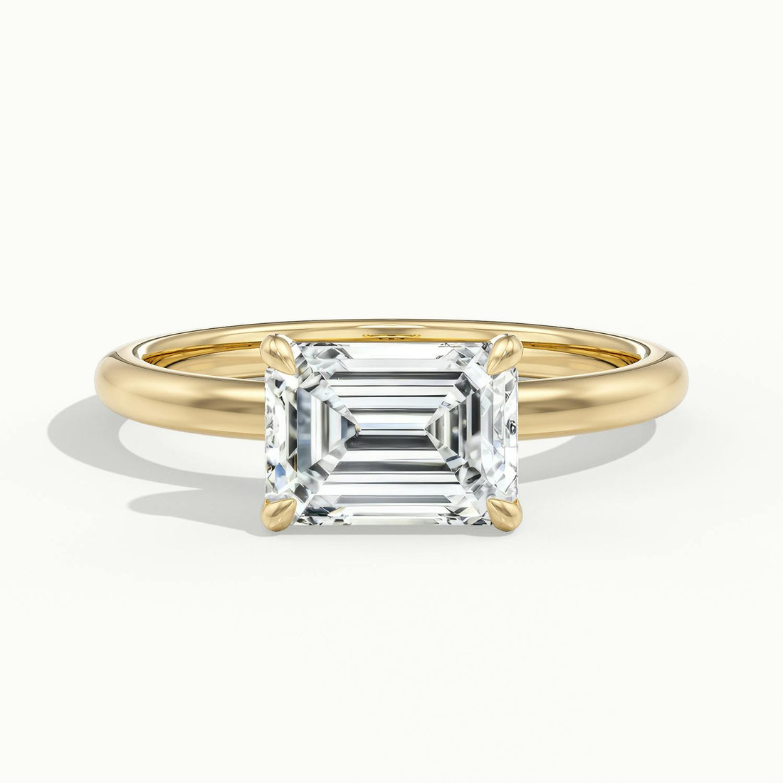 Vivara Emerald Solitaire Engagement Ring