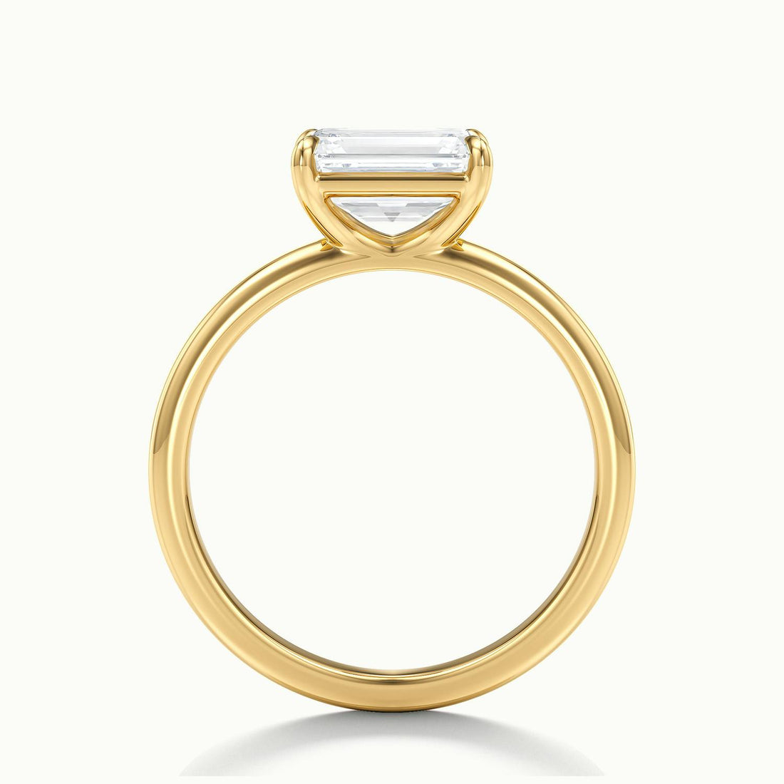 Vivara Emerald Solitaire Engagement Ring