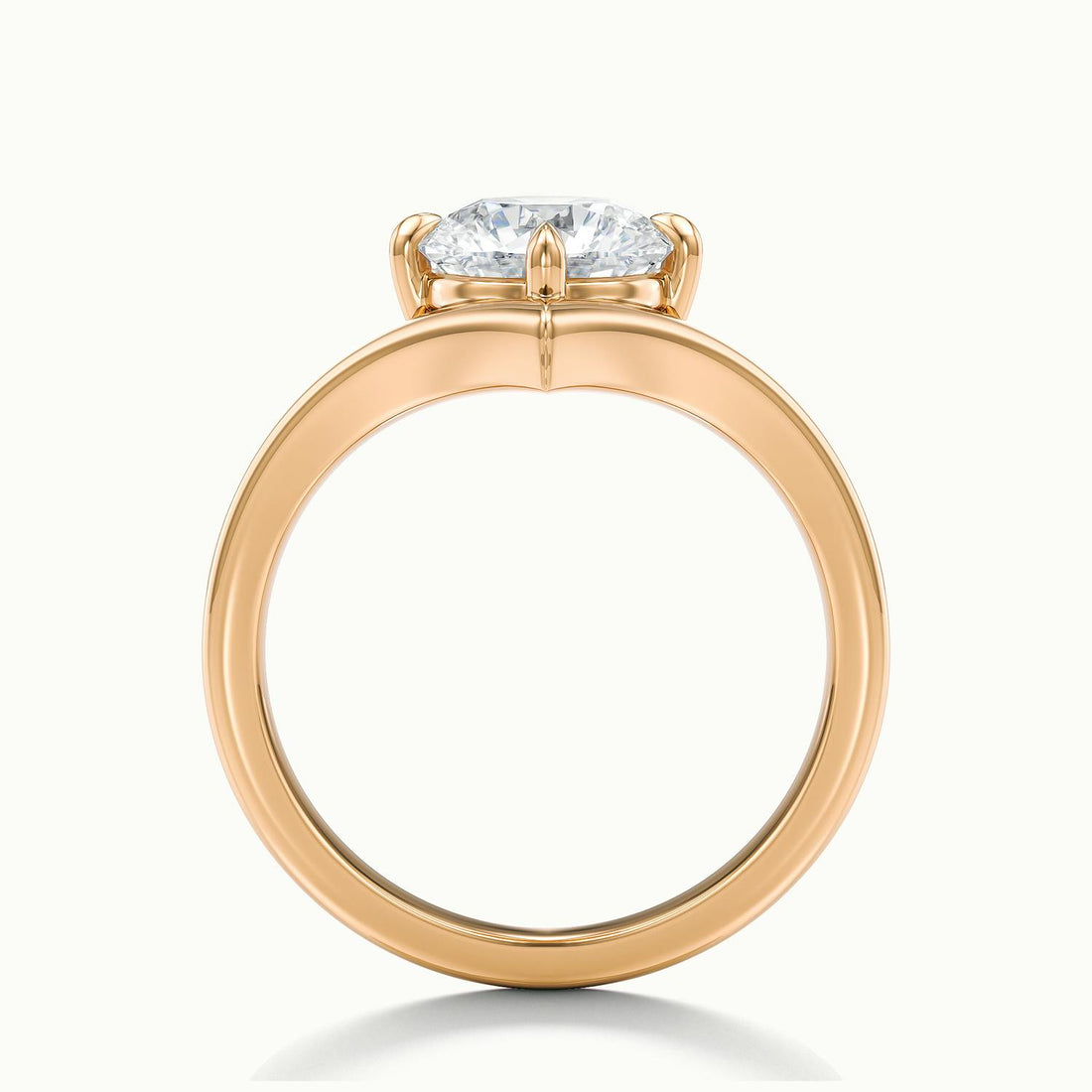 Virelle Pear V Solitaire Engagement Ring