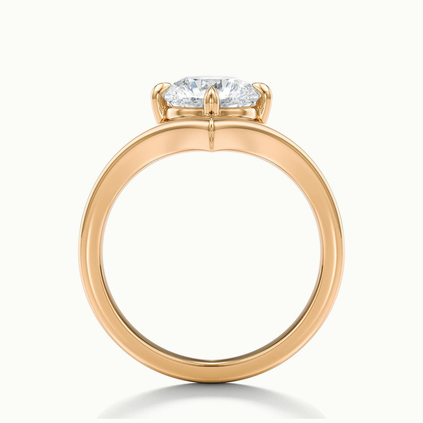 Virelle Pear V Solitaire Engagement Ring