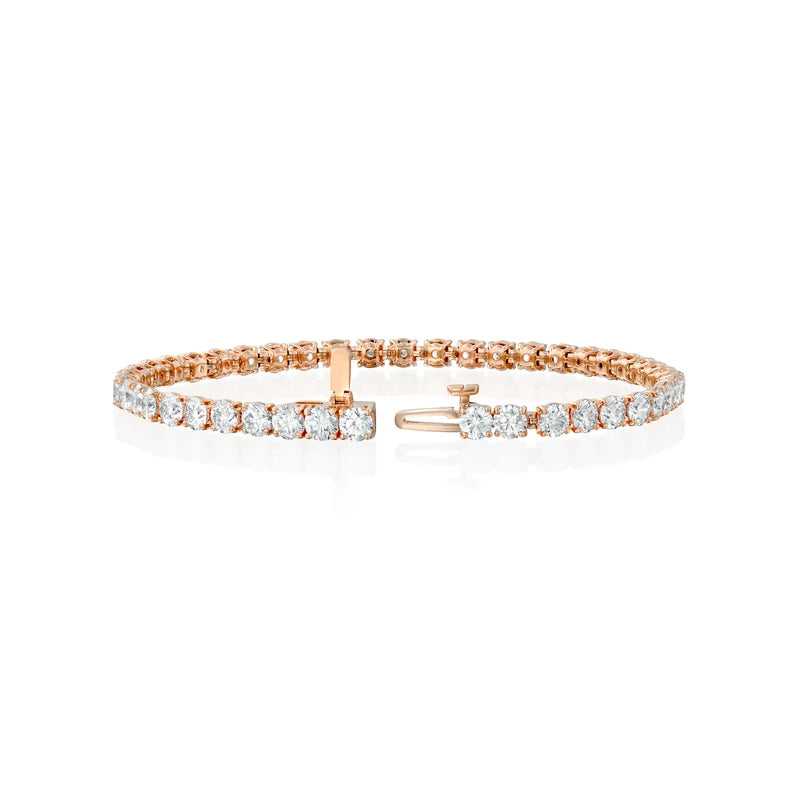 Classic Round Cut Diamond Tennis Bracelet