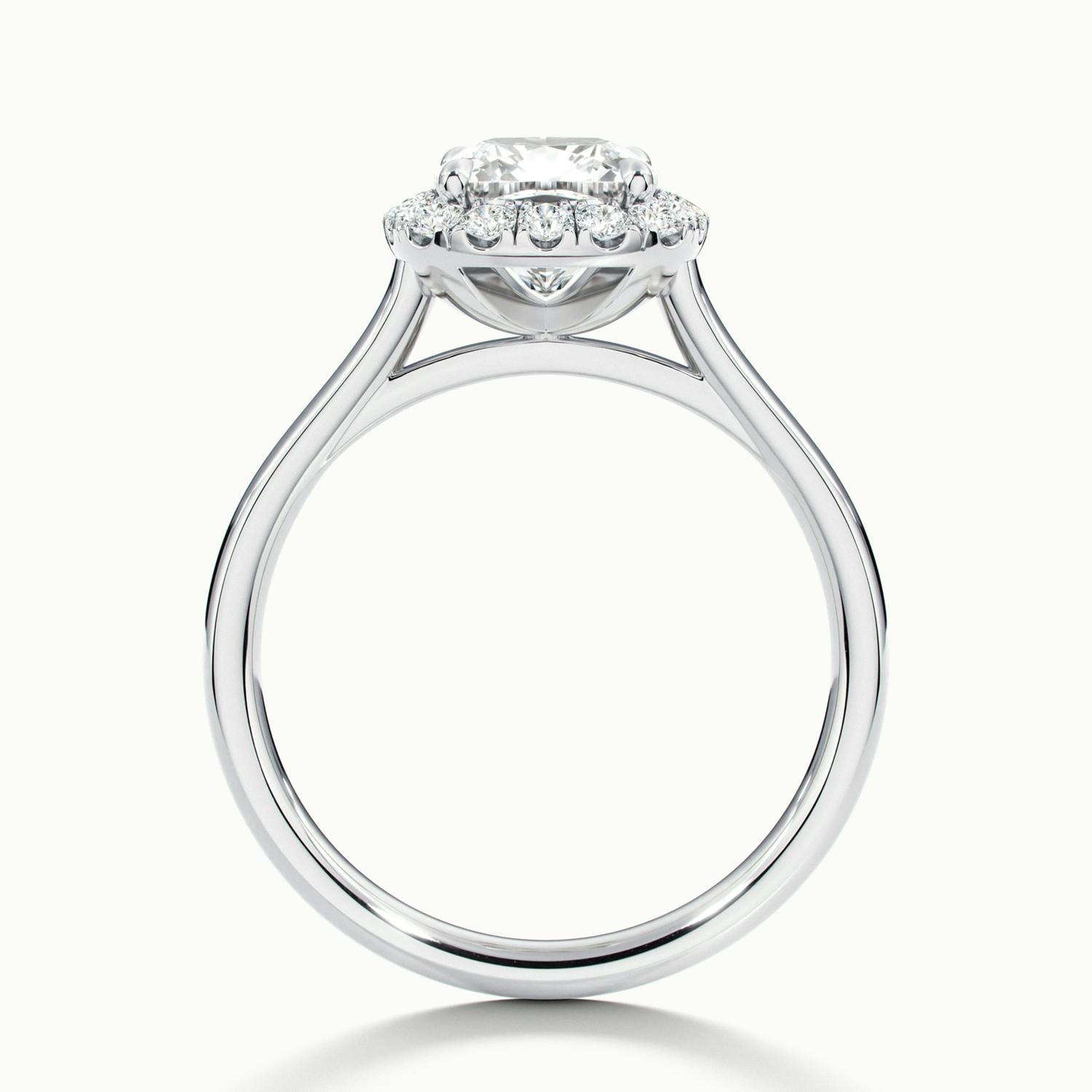 Calista Cushion Halo Engagement Ring