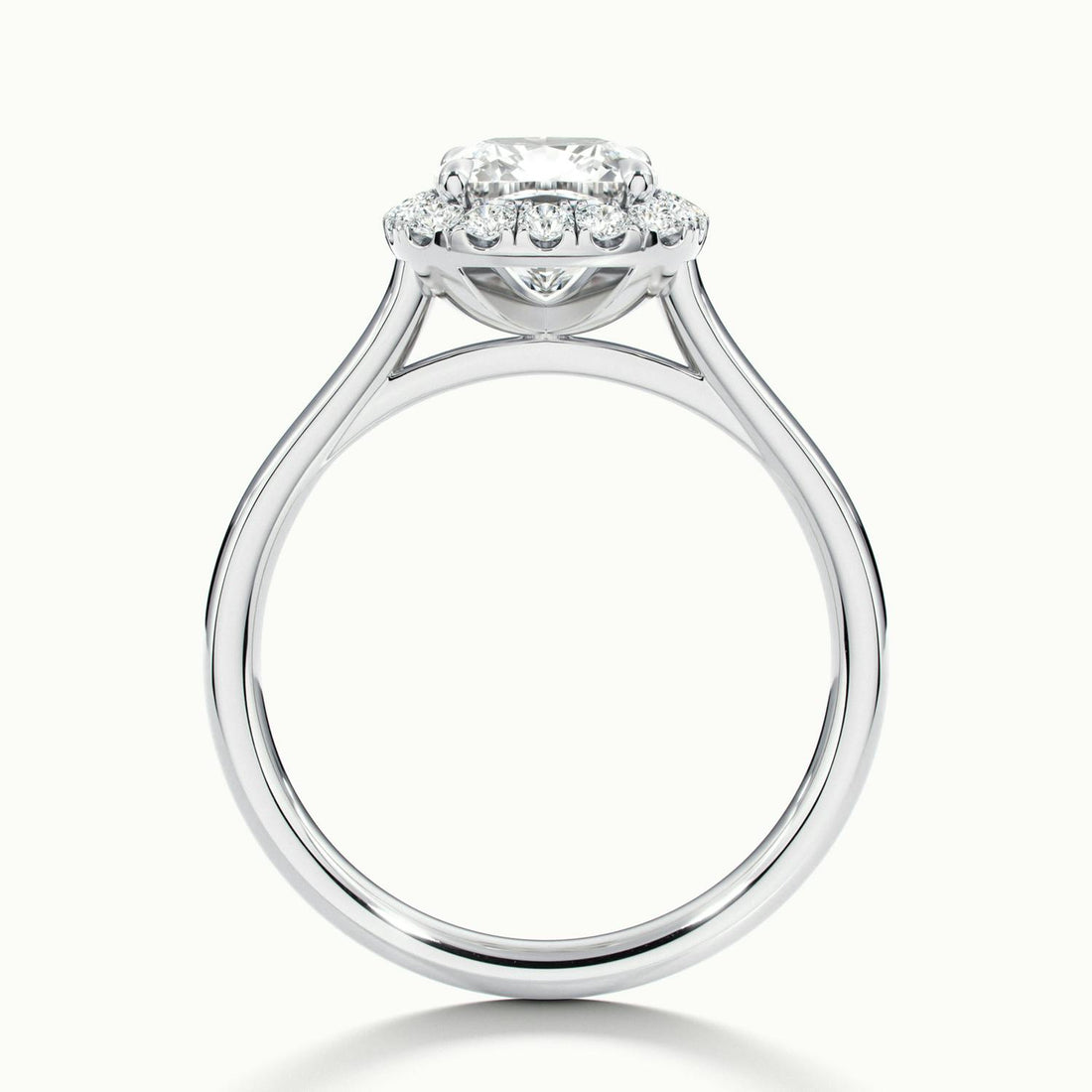Calista Cushion Halo Engagement Ring