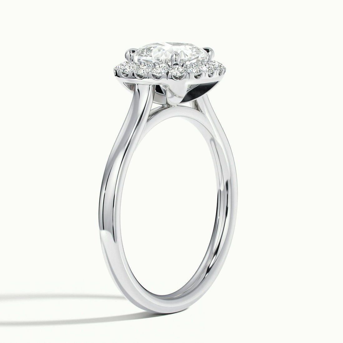 Calista Cushion Halo Engagement Ring