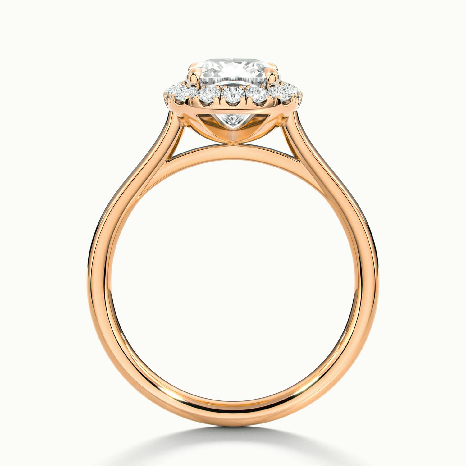 Calista Cushion Halo Engagement Ring