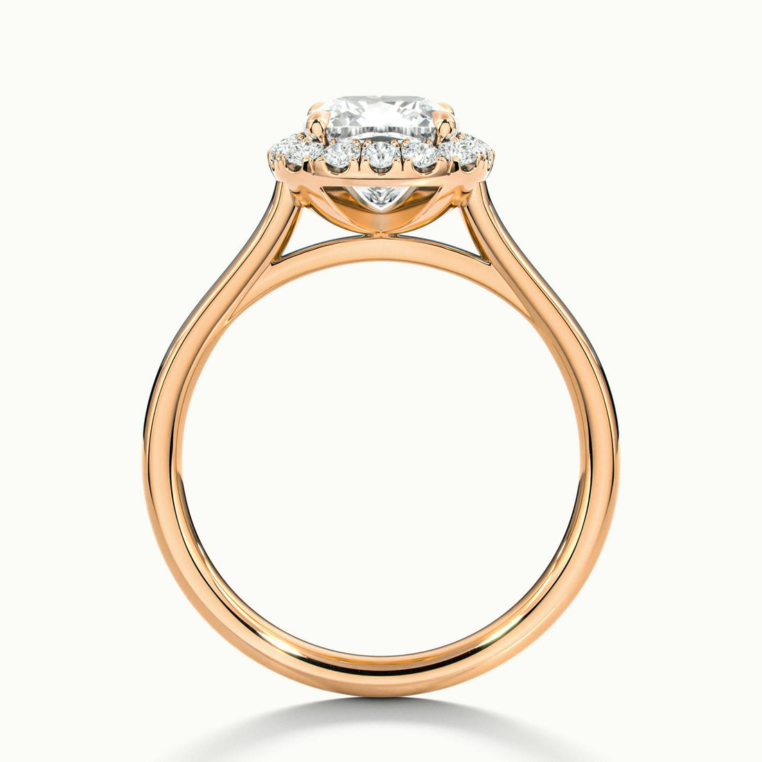 Calista Cushion Halo Engagement Ring