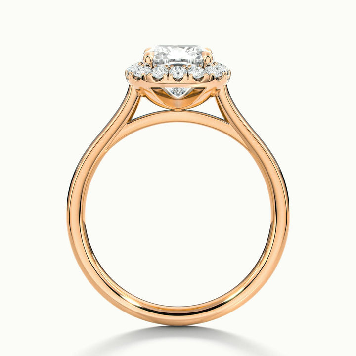 Calista Cushion Halo Engagement Ring