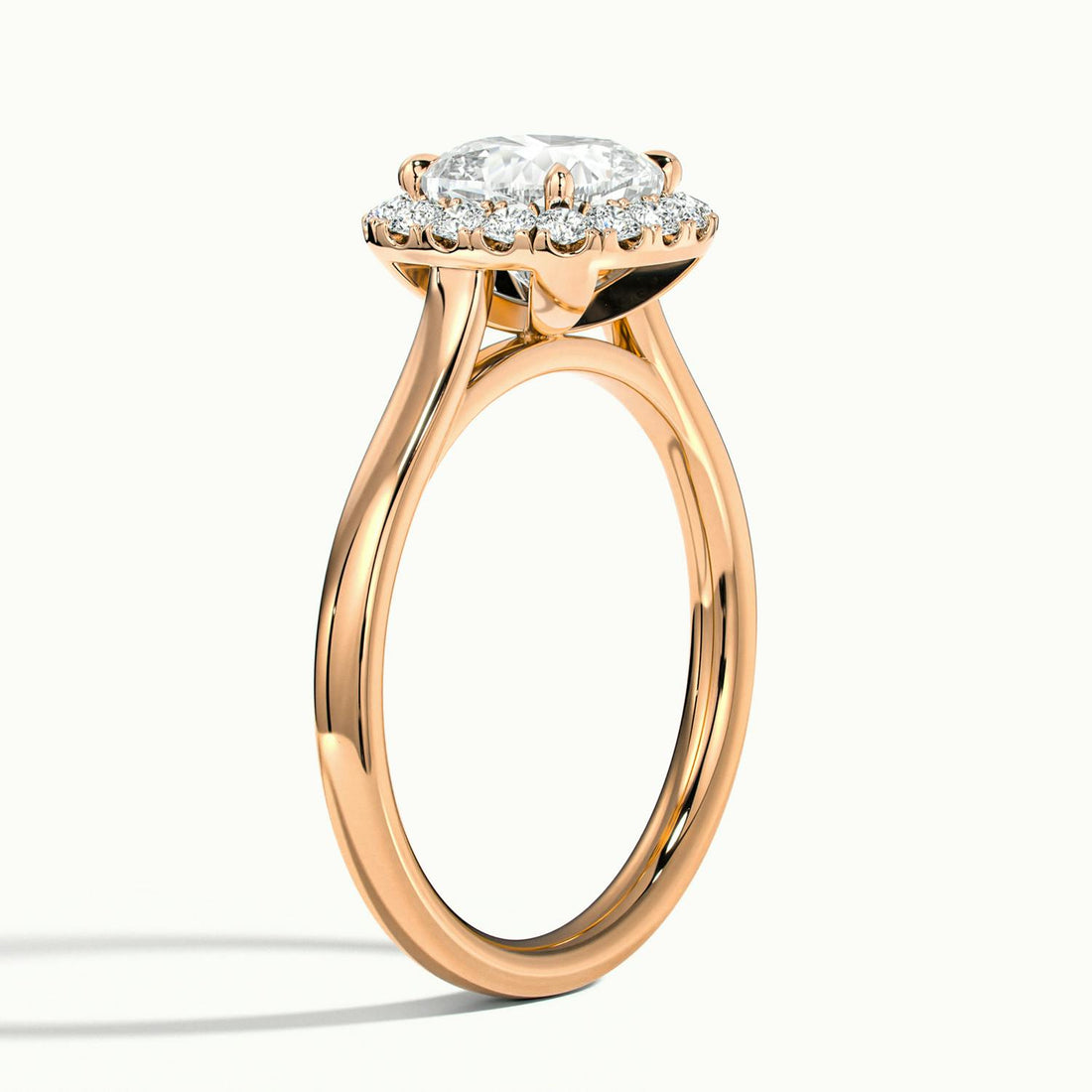 Calista Cushion Halo Engagement Ring
