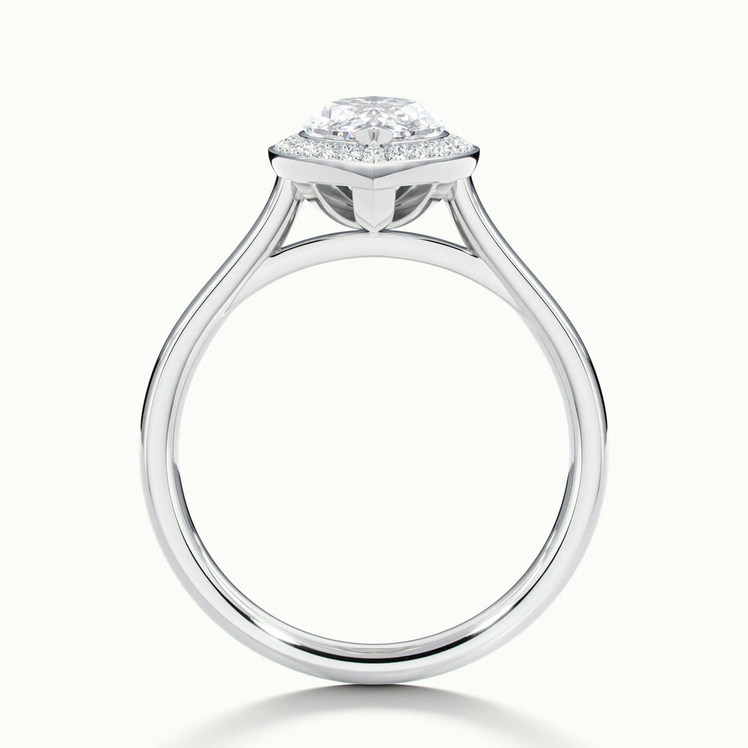 Elarisse Marquise Halo Engagement Ring