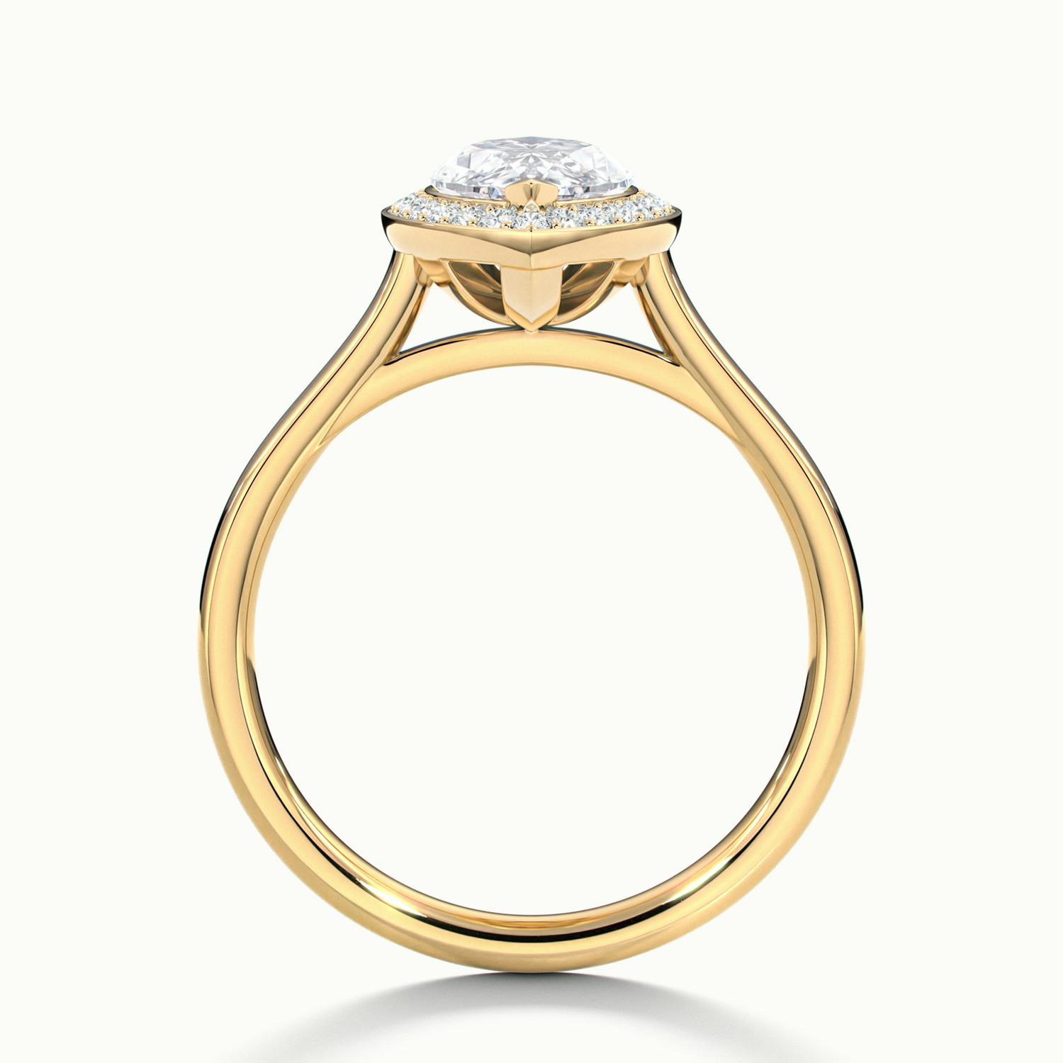 Elarisse Marquise Halo Engagement Ring