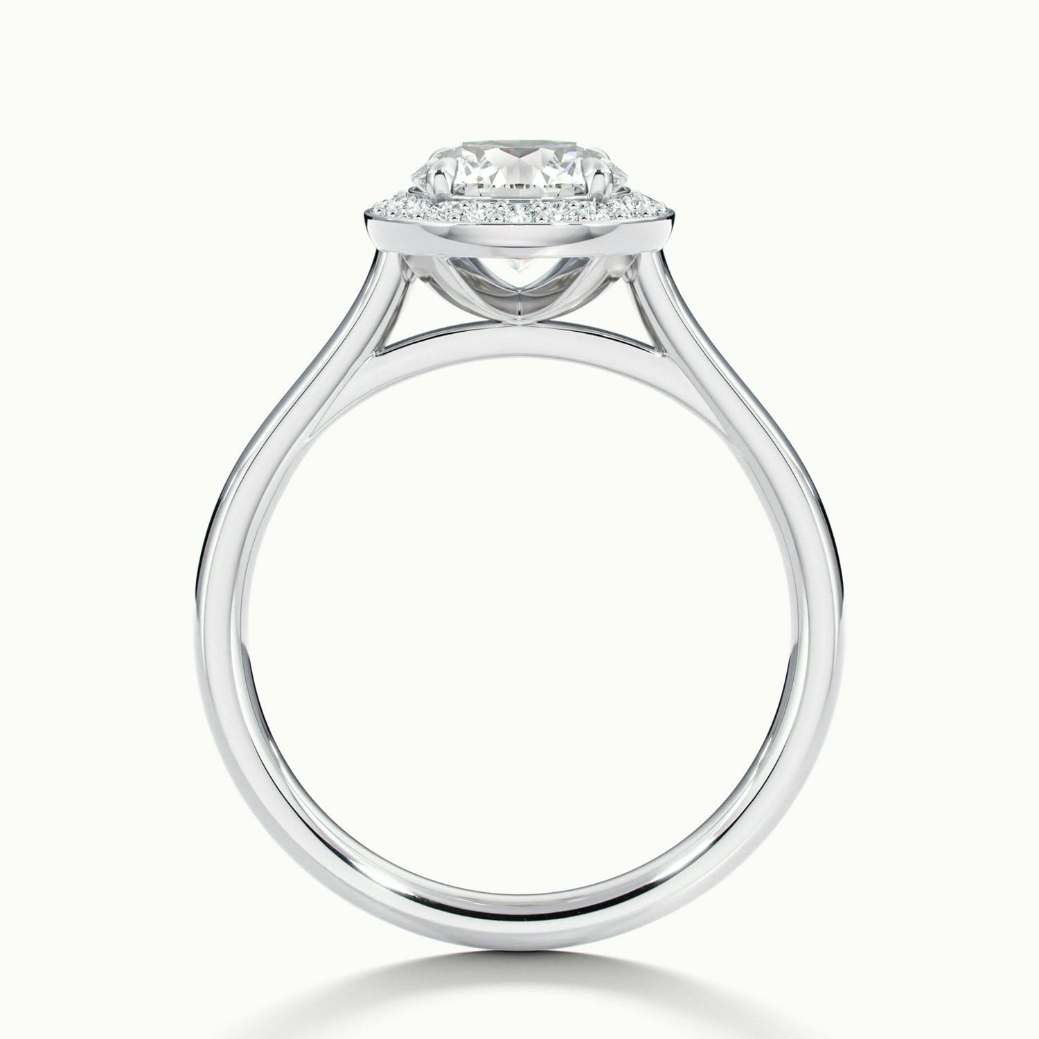 Elarisse Round Halo Engagement Ring