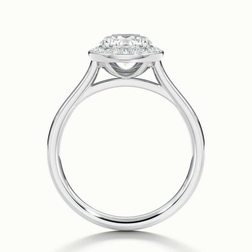 Elarisse Round Halo Engagement Ring
