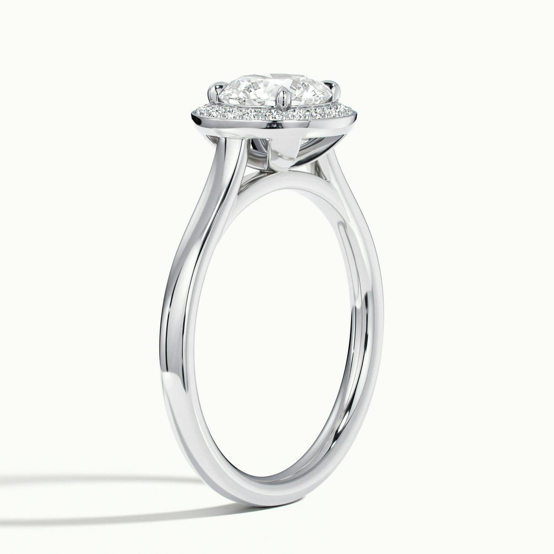 Elarisse Round Halo Engagement Ring