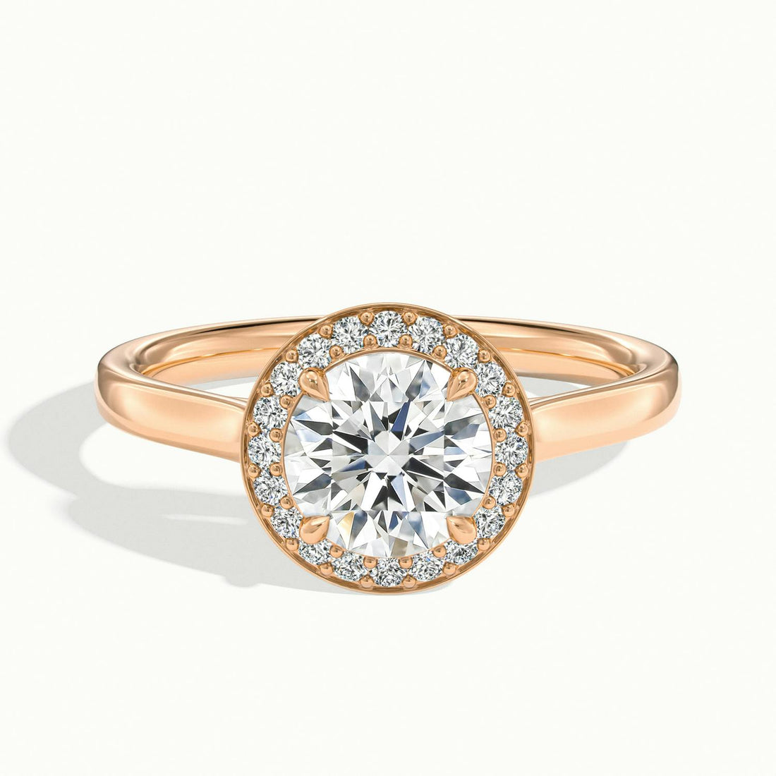 Elarisse Round Halo Engagement Ring