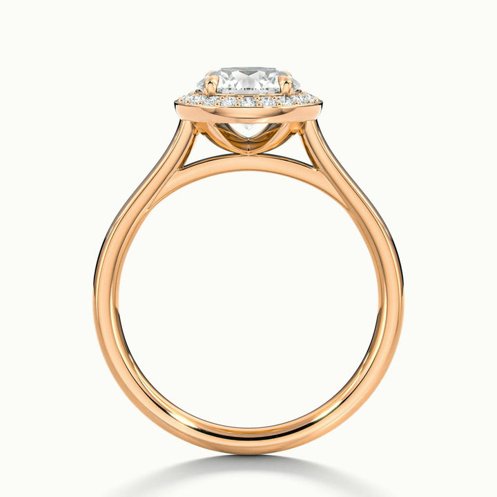 Elarisse Round Halo Engagement Ring