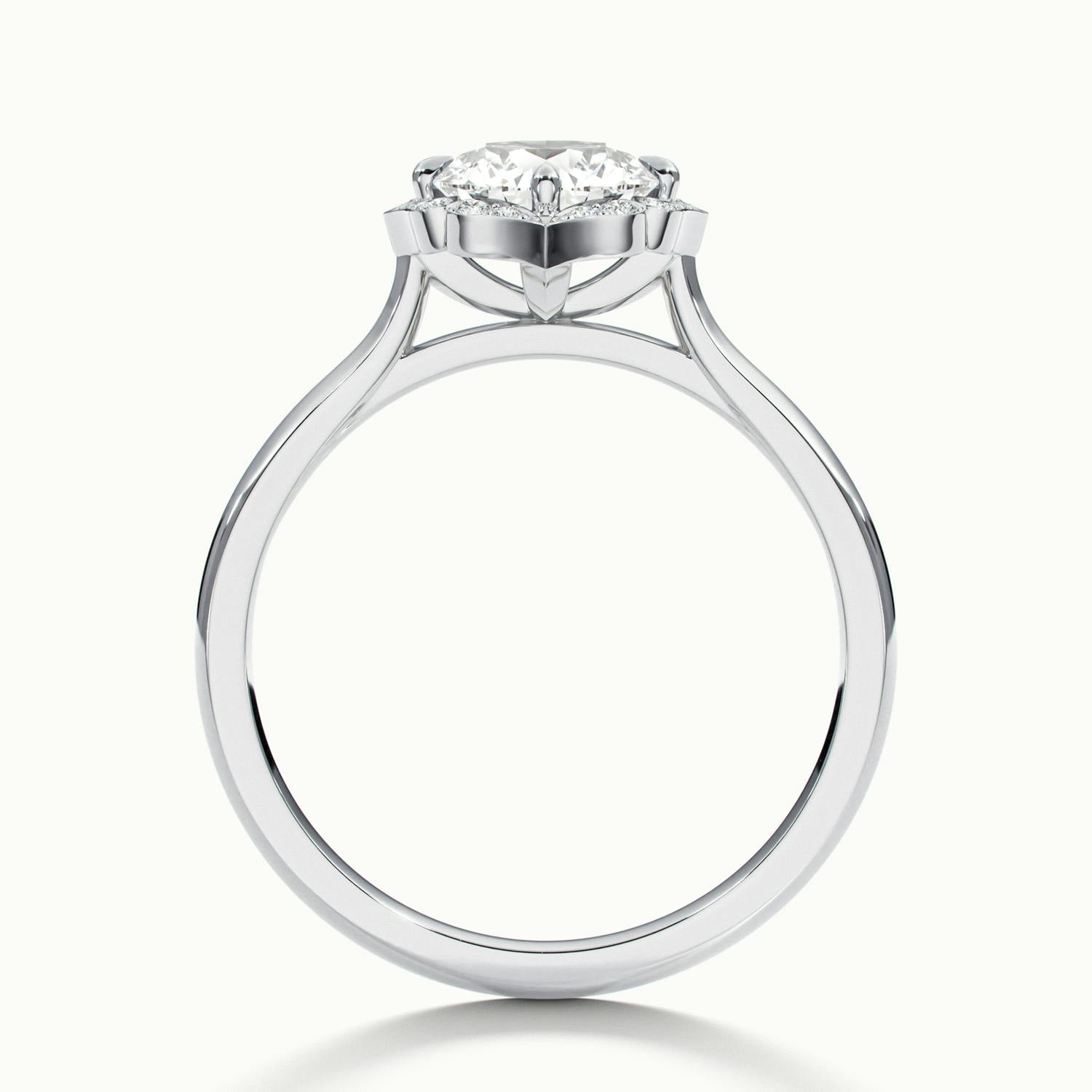 Elanisse Round Halo Engagement Ring