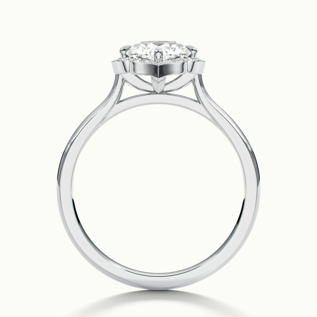 Elanisse Round Halo Engagement Ring