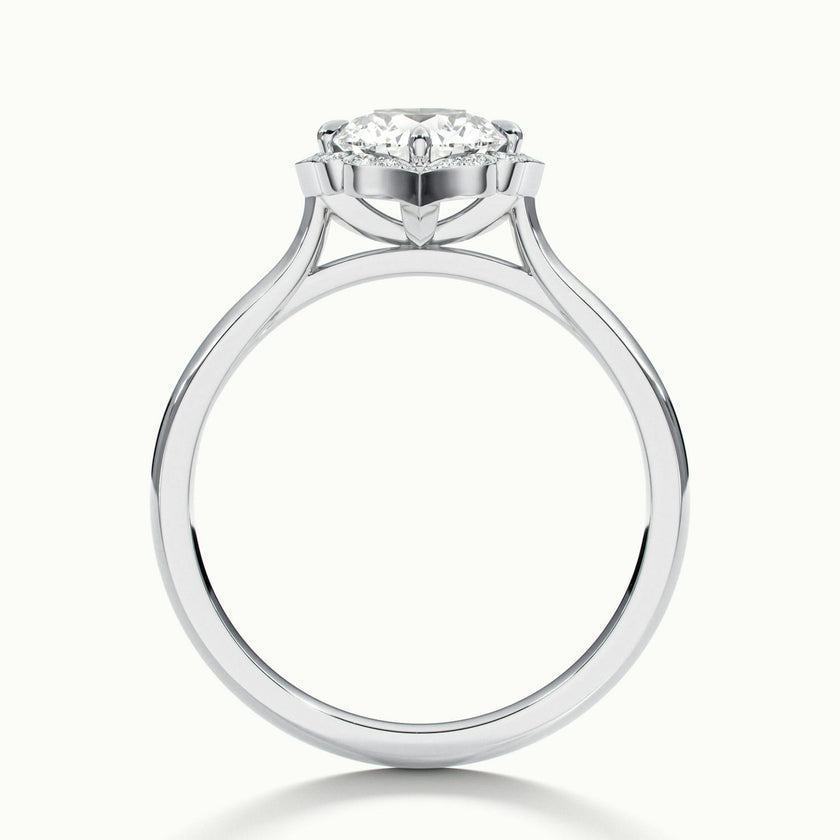 Elanisse Round Halo Engagement Ring