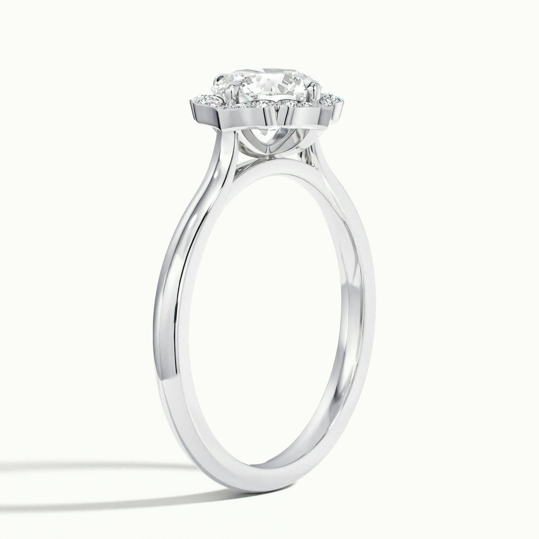 Elanisse Round Halo Engagement Ring