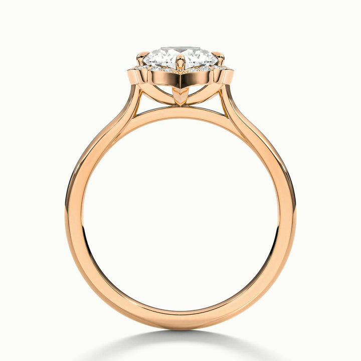Elanisse Round Halo Engagement Ring