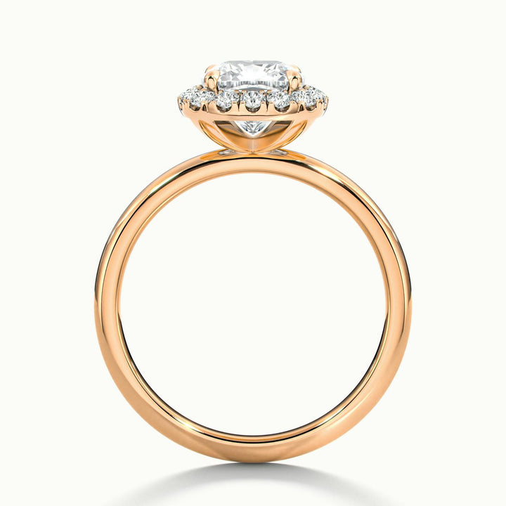 Asteria Cushion Halo Engagement Ring