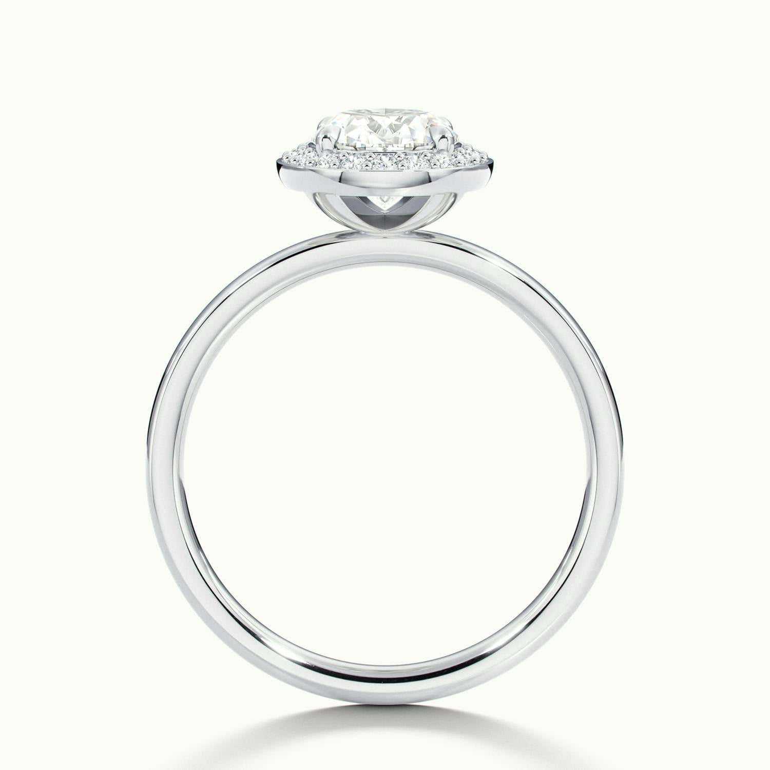 Novera Oval Halo Engagement Ring