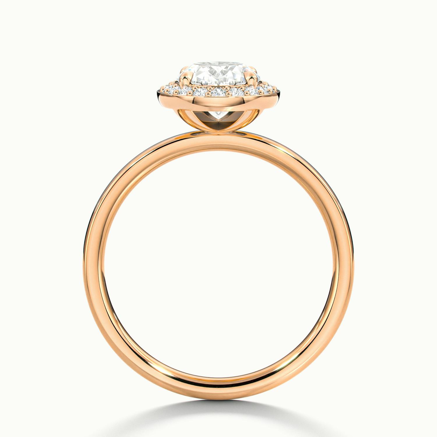 Novera Oval Halo Engagement Ring