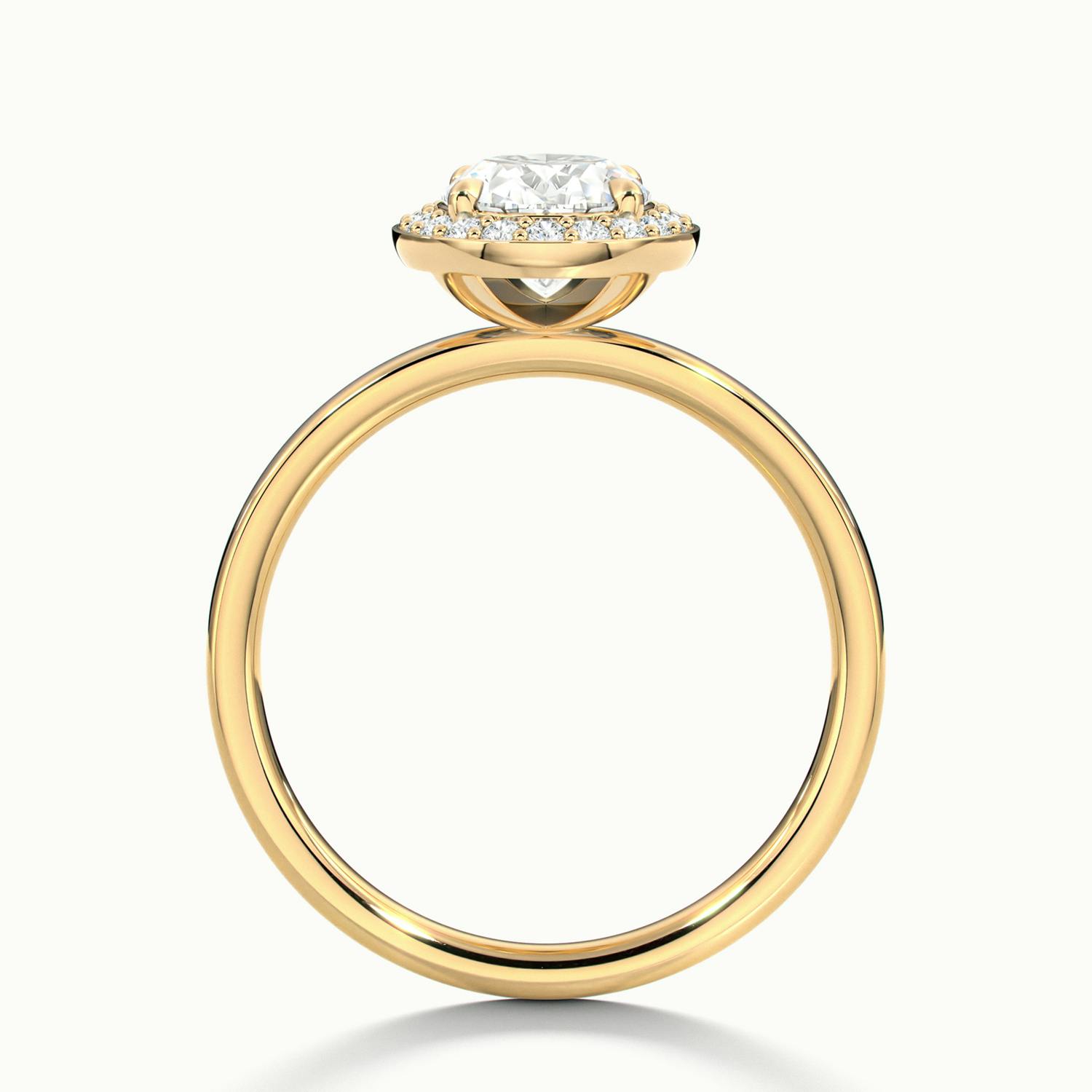 Novera Oval Halo Engagement Ring
