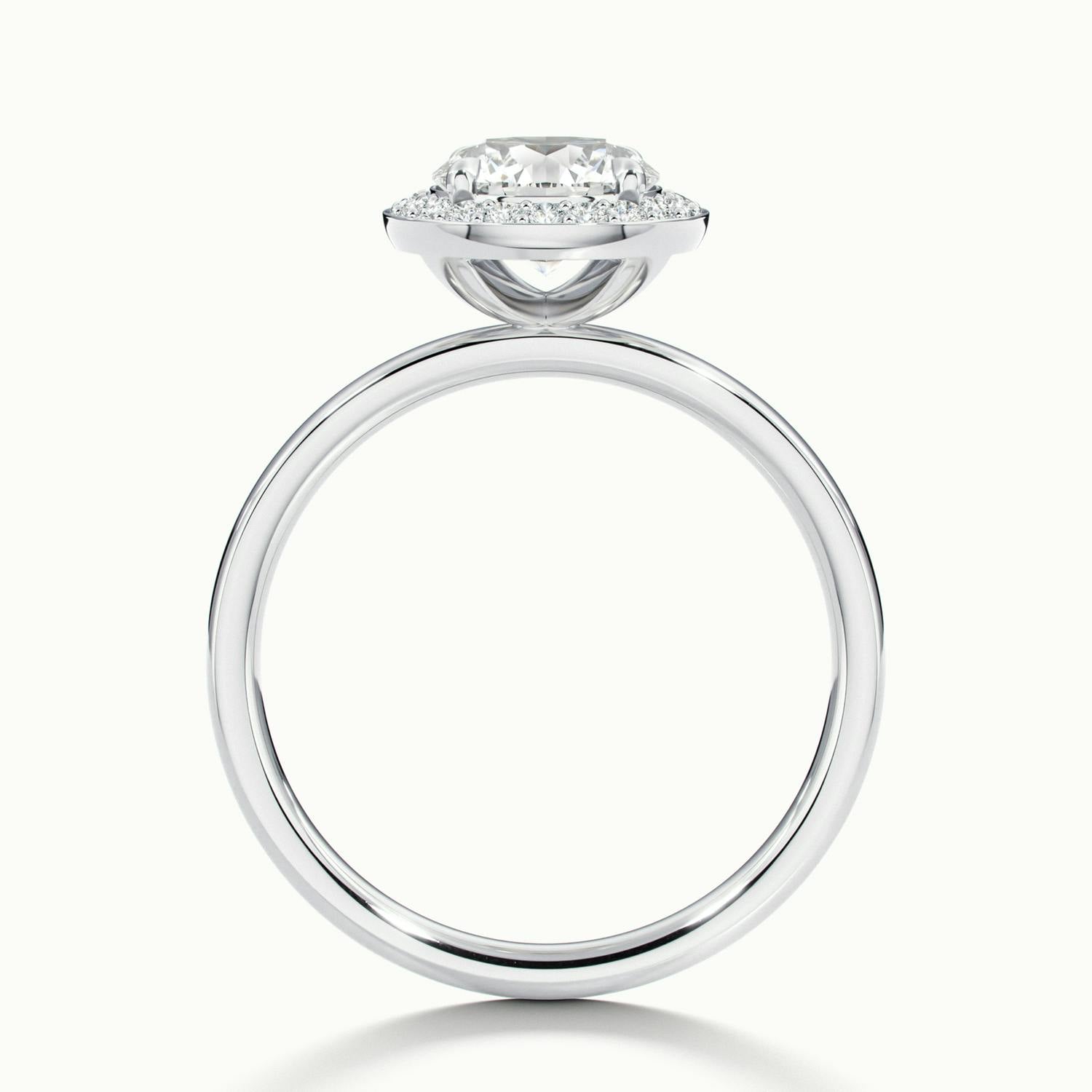 Novera Round Halo Engagement Ring