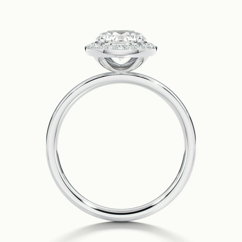 Novera Round Halo Engagement Ring