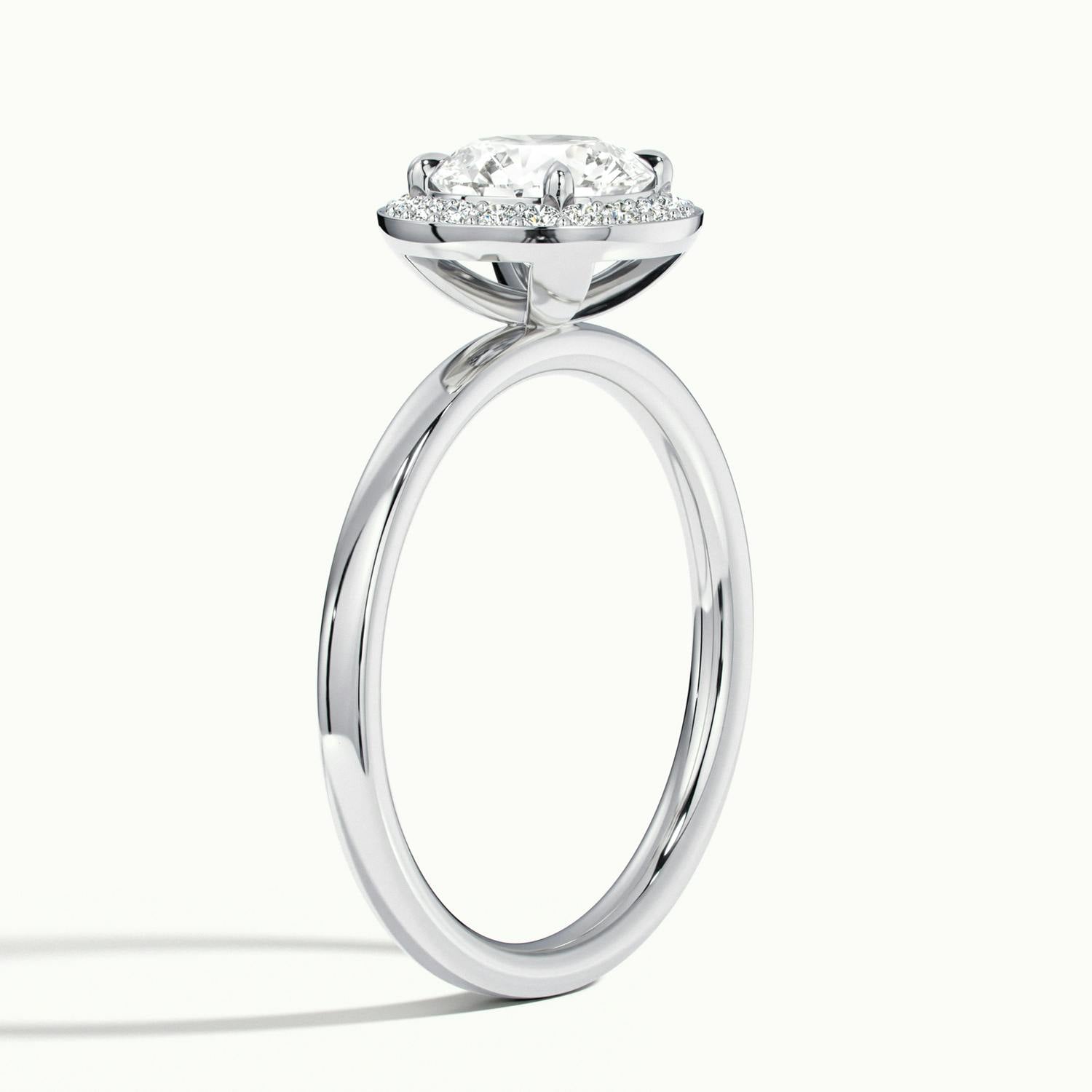 Novera Round Halo Engagement Ring